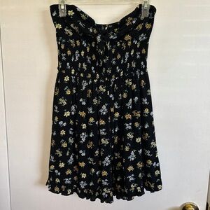 Strapless Flower Dress